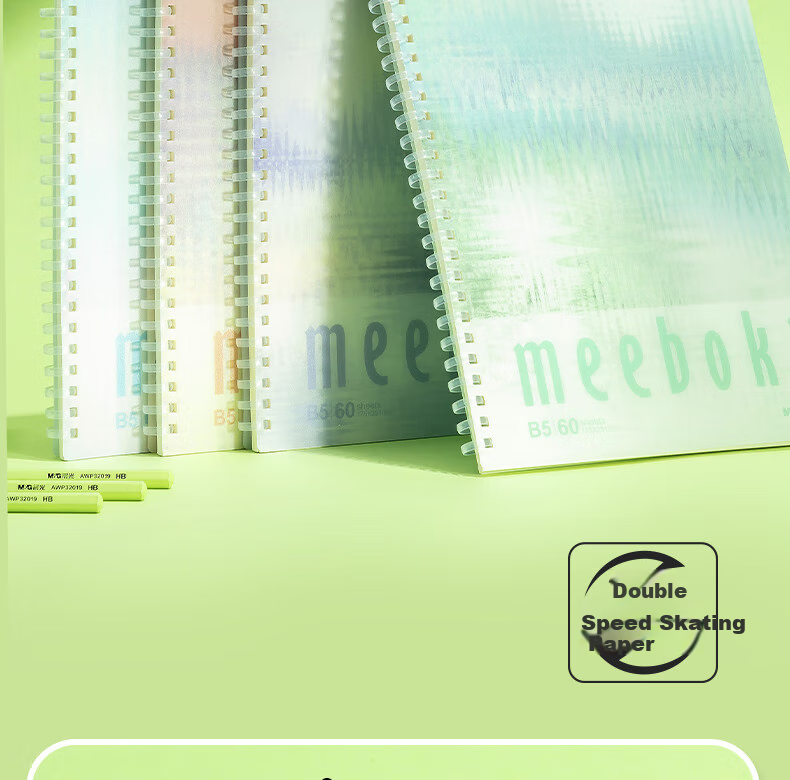 Блокнот M&G серии Meeboki, спиральный, формат B5, 60 листов, серия "Окно впечатлений"
