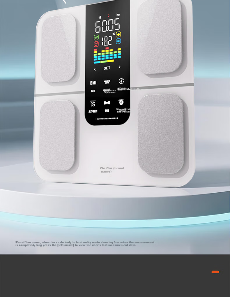 Умные напольные весы ICOMON S5, электронные, с Bluetooth, до 180 кг, измерение состава тела