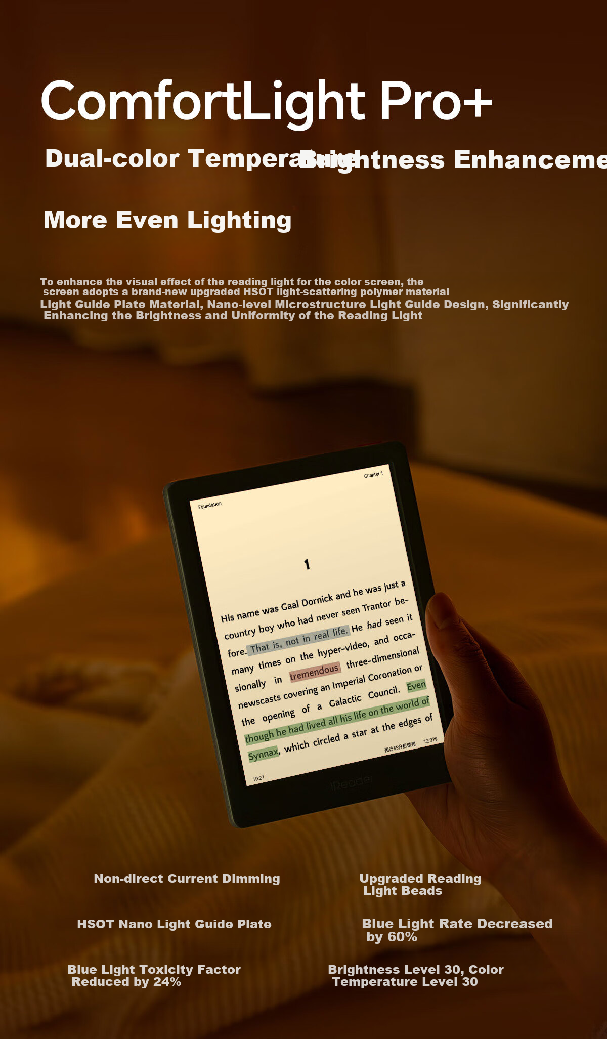 Электронная книга iReader Light 4C, 6-дюймовый цветной E-Ink экран, 64 ГБ, зеленый