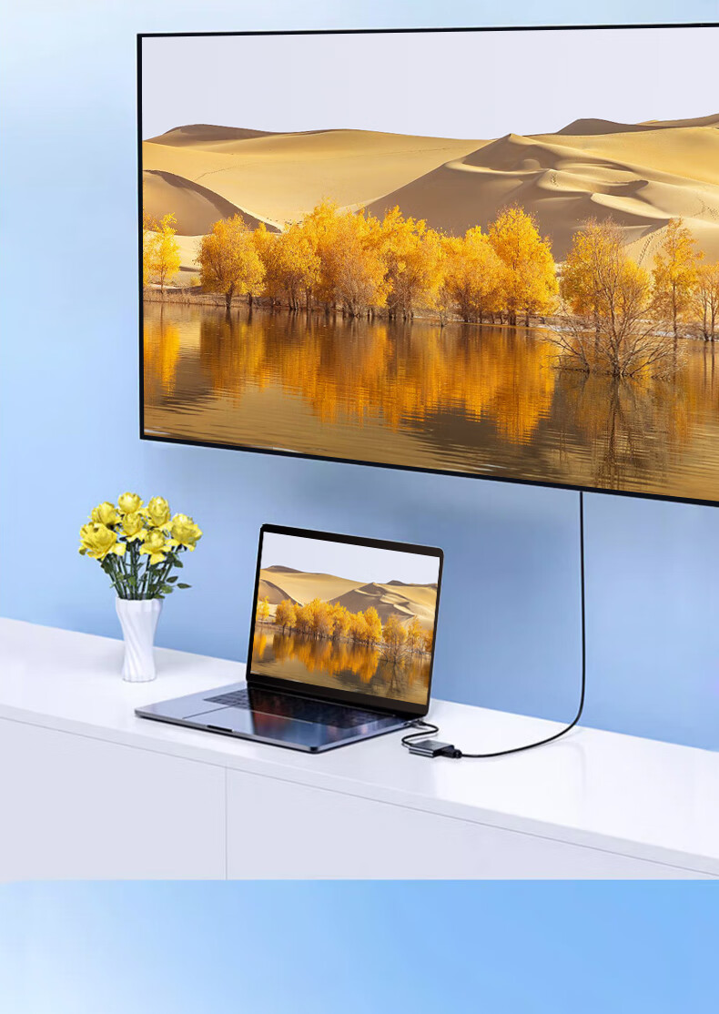 Док-станция Lenovo ThinkPad Type-C, конвертер HDMI, USB хаб, адаптер расширения для ноутбука, поддержка PD 100W, LC02