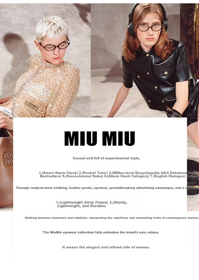 Очки MiuMiu 11WS 1AB5S0, унисекс, черная металлическая оправа с логотипом, овальные линзы, защита от УФ-лучей, для повседневного использования