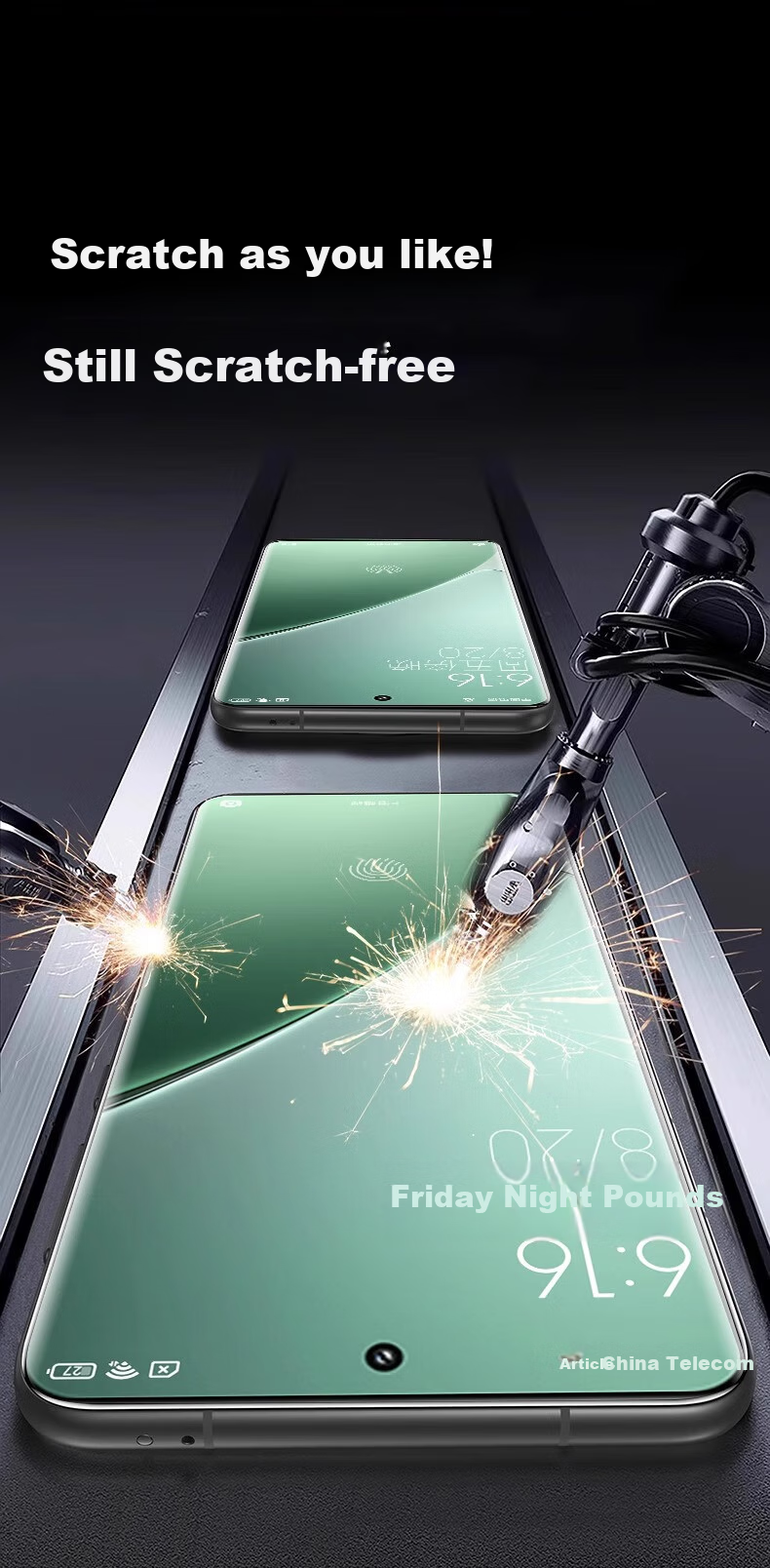 Защитная пленка DIVI для Xiaomi 14, гидрогелевая, антибликовая, с защитой от подглядывания, полноэкранное покрытие, HD Clear, защита от отпечатков пальцев и падений (2 шт.)