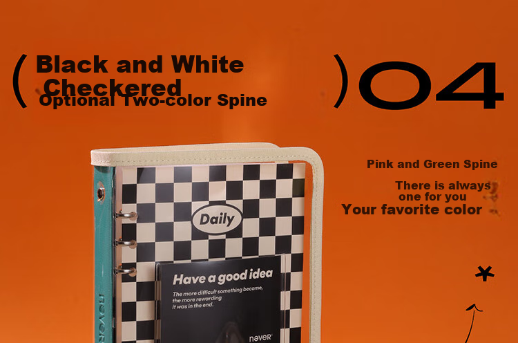 Never Lively Notebook 3.0 Loose-Leaf A5 Detachable Transparent Cover Notebook