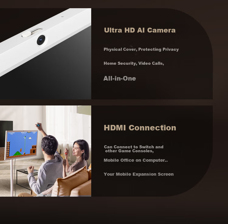 Планшет Tiantian Guomi Ji Pro4K Max Version (8+256GB), AI мобильный планшет для ТВ, дисплей и динамик, для просмотра шоу, фитнеса, караоке, подарок на Новый год