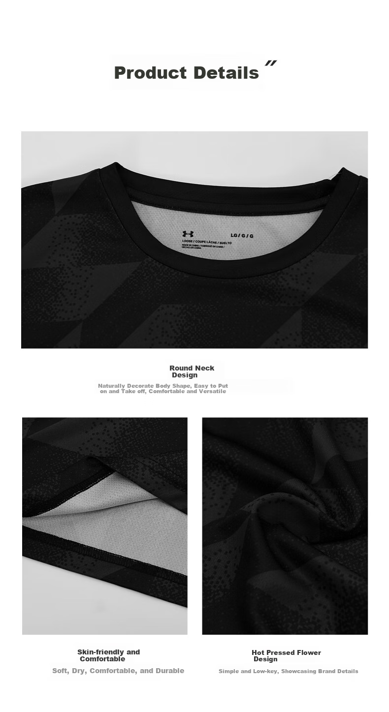 Мужская спортивная футболка UNDER ARMOUR, быстросохнущая, с коротким рукавом, для бега, фитнеса, тренировок, повседневная, удобная футболка с полурукавом