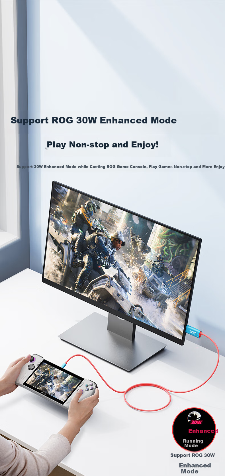 Кабель-адаптер Jemdo Type-C на HDMI, 4K@60Hz, PD 100W, для Nintendo Switch, iPad, ноутбука, 2м