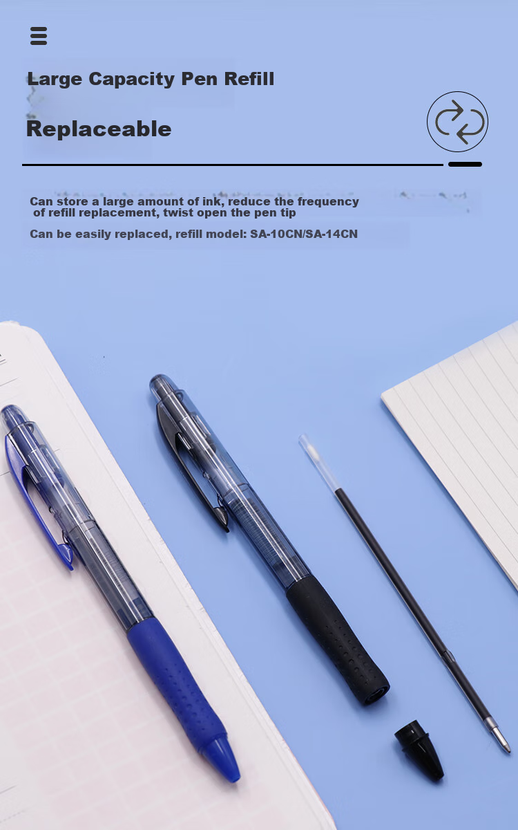 Шариковая ручка Uni SN-100, 1.4мм, черная, набор 12 шт.