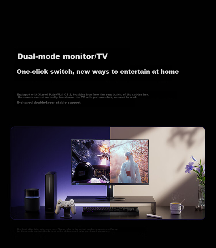 Игровой монитор MI REDMI G Pro 27U, 27 дюймов, 4K (3840x2160), 160 Гц, Mini-LED, Dolby Vision, HDR1000, PengpaiOS2, 1K 320 Гц