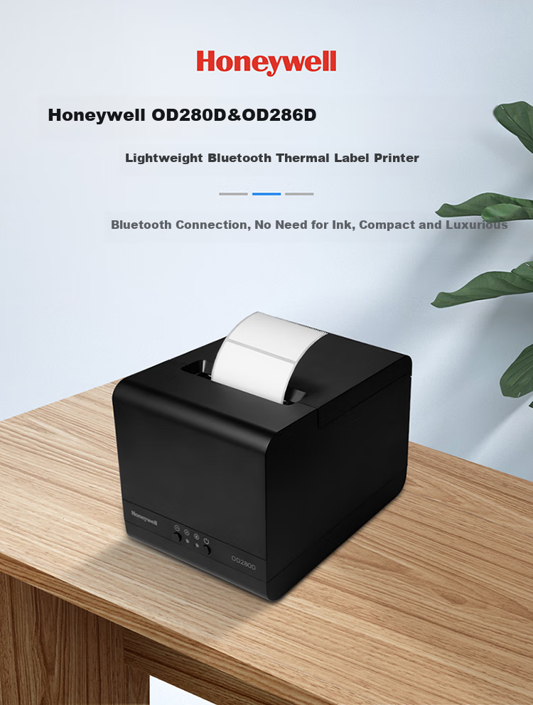 Термопринтер этикеток Honeywell OD286D, Bluetooth, 2 дюйма, черный