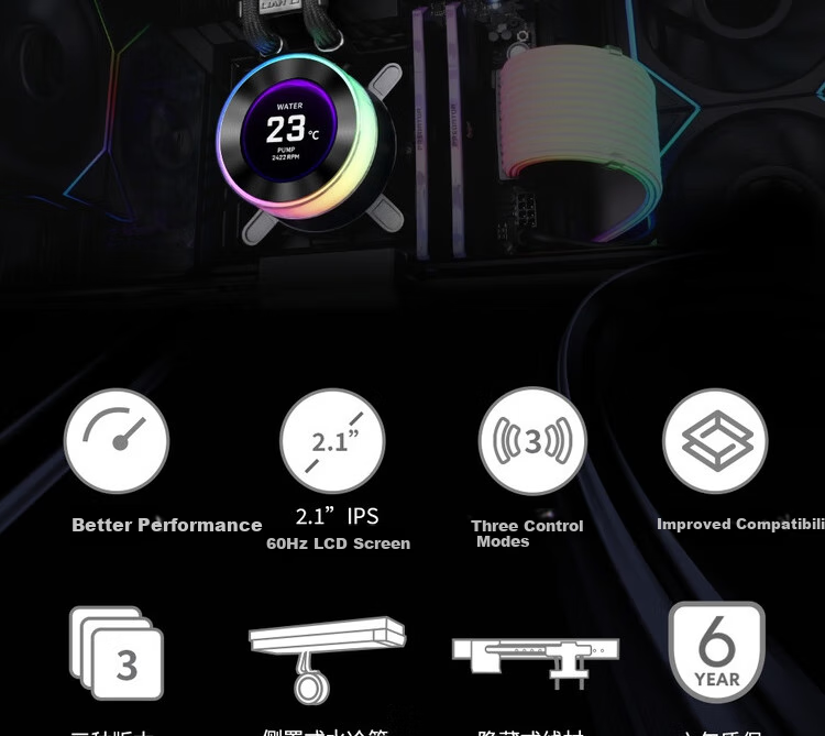 Система жидкостного охлаждения LIANLI Yinluo 2nd Gen TL, 360 мм, черный
