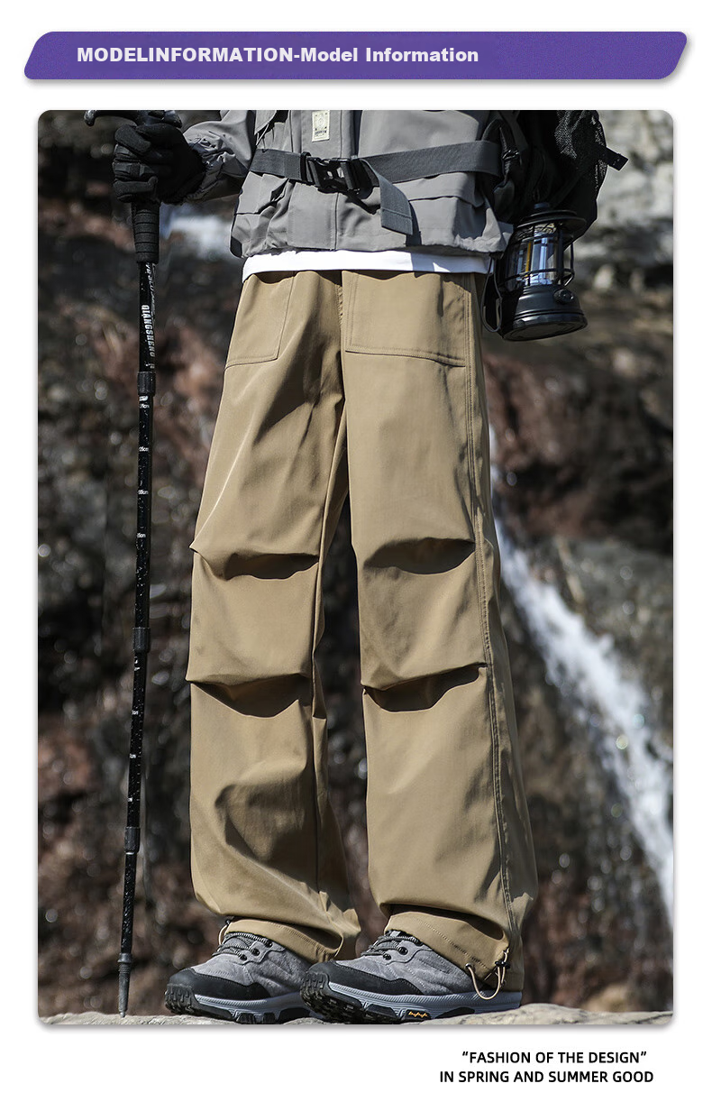Мужские штаны POUM American-Style Outdoor Hiking Pants, Осень-Зима, тактические карго штаны, 8398 Темно-серый S