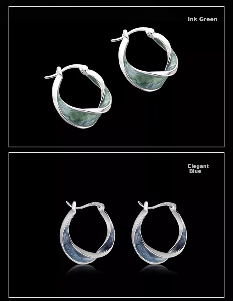 Серьги Eternelle, серебро 925 пробы, женские, минималистичный стиль, легкая роскошь, элегантные, подарок на Новый год