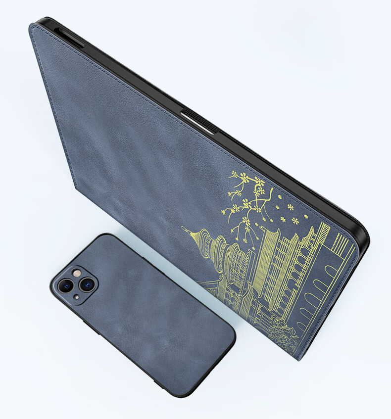 Чехол NEYAA для Xiaomi Pad 7/7 Pro, ультратонкий, противоударный, из искусственной кожи, цвет "Дымчатый синий"