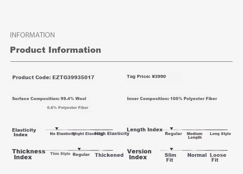 Брюки Goldlion Ziyouximan мужские классические, шерсть 99%, синие, размер 35