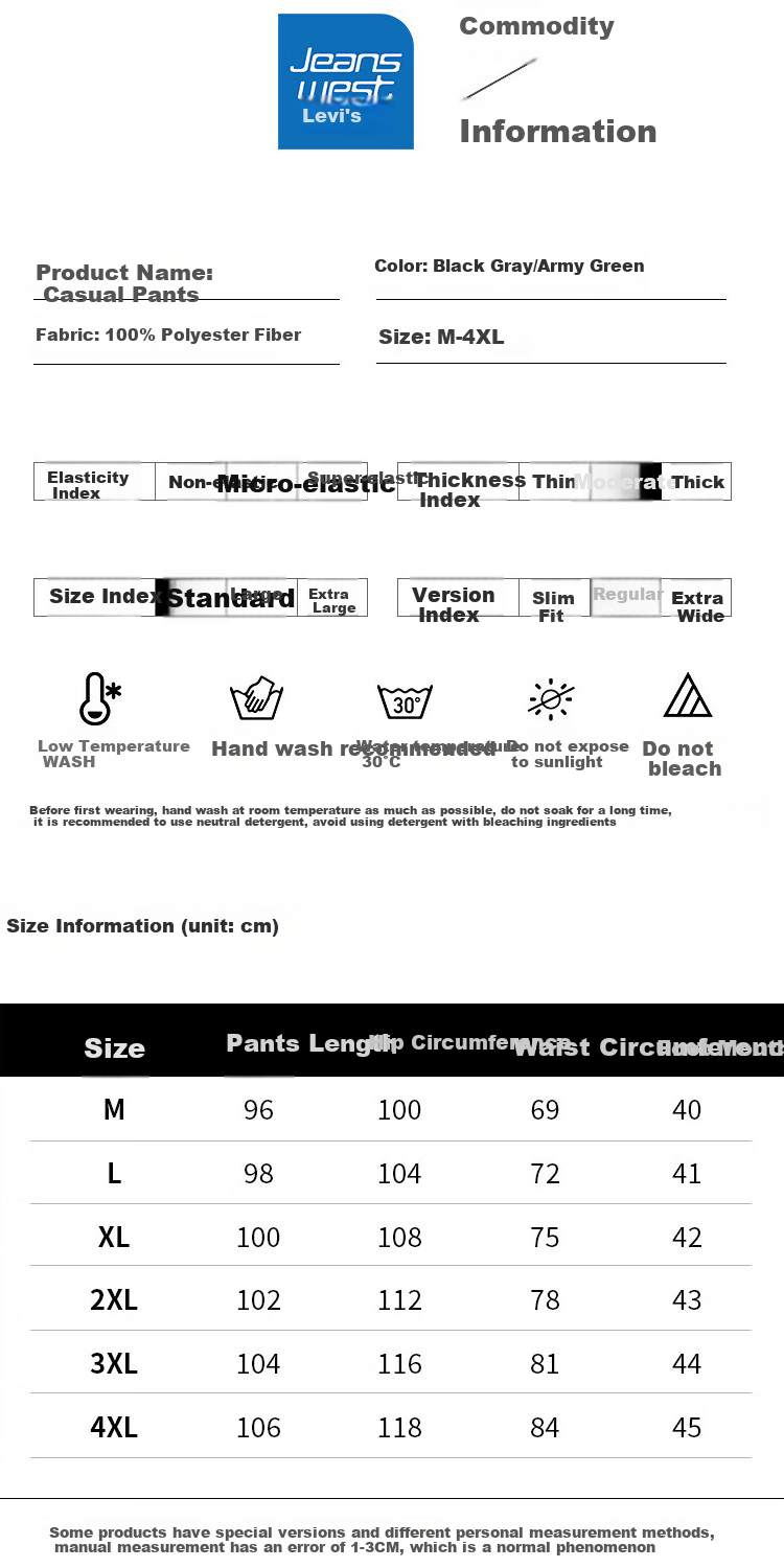 Мужские повседневные брюки Jeanswest, карго, осень-зима, тонкий стиль, трендовые прямые свободные брюки, черные, размер M
