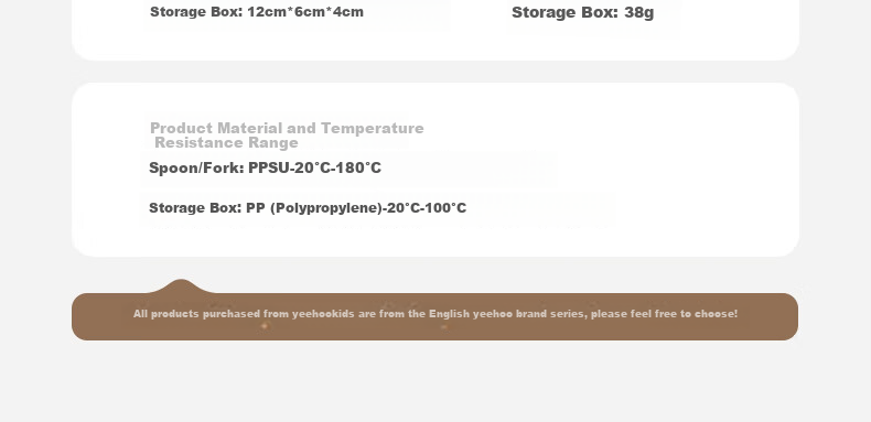 Набор столовых приборов YEEHOO для кормления детей, ложка и вилка из PPSU, самокормящиеся, для детей от 6 месяцев