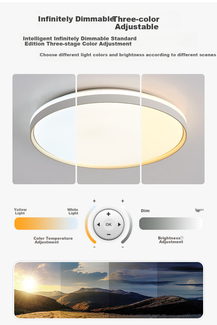 Потолочный светильник FSL Foshan Lighting, современный минималистичный дизайн для кабинета и детской комнаты, энергосберегающая лампа, 36 Вт, умное управление Mijia, модель Chenyao