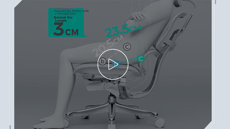 Эргономичное офисное кресло Ergonor E2, компьютерное кресло, серебристо-белое (облачная подушка)
