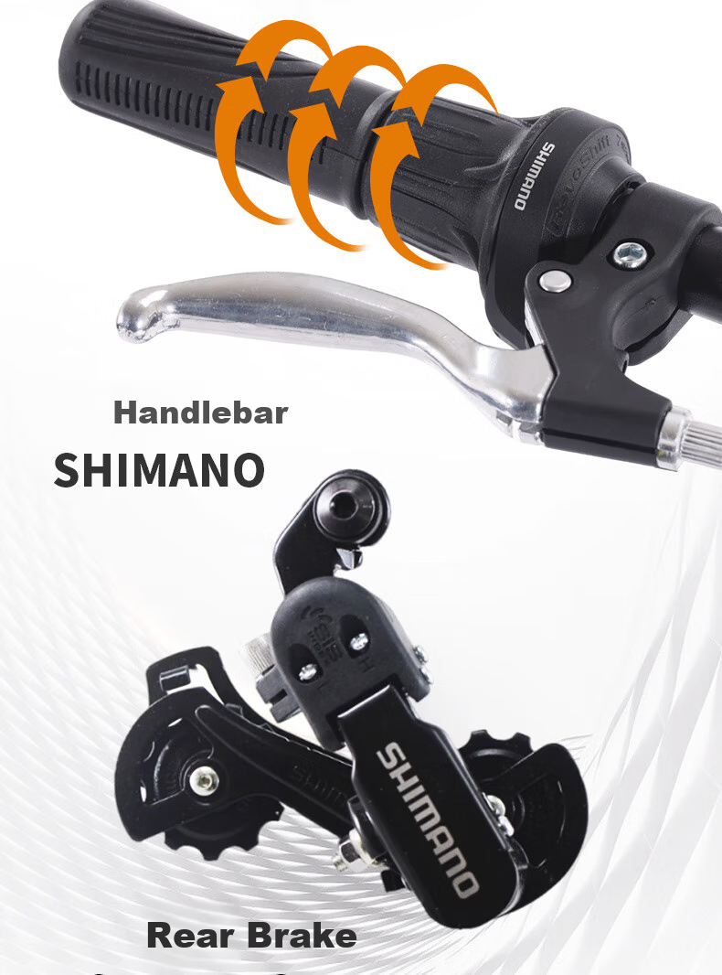 Phoenix Складной велосипед для взрослых, алюминиевая рама, 7 скоростей Shimano, не требует сборки, портативный, 20-дюймовые колеса