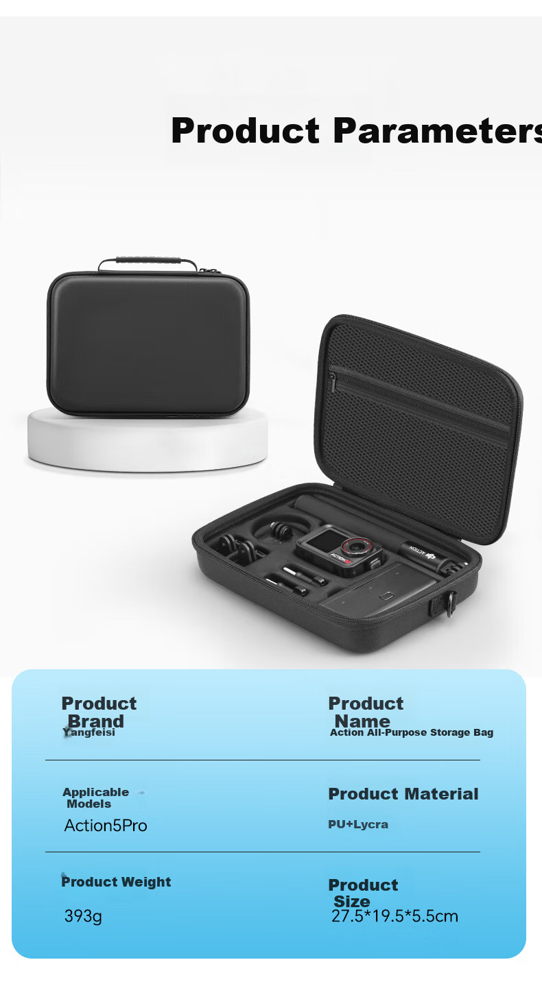 Защитный чехол YOUFES для DJI Action 5 Pro 3/4, водонепроницаемый и ударопрочный, аксессуар для экшн-камеры, устойчивый к царапинам