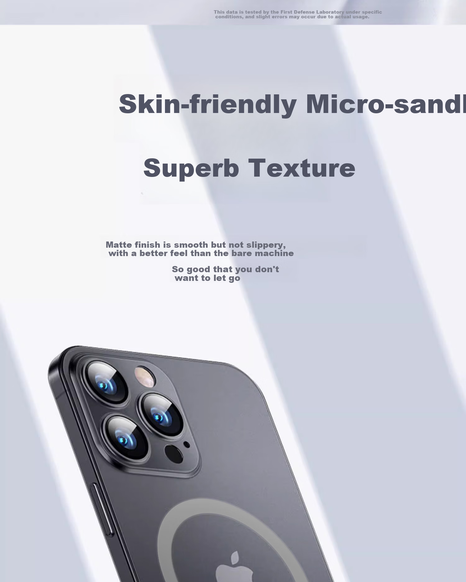 DIVI Чехол для Apple iPhone 16 Pro Max, ультратонкий, матовый, с защитой от отпечатков пальцев, совместимый с MagSafe