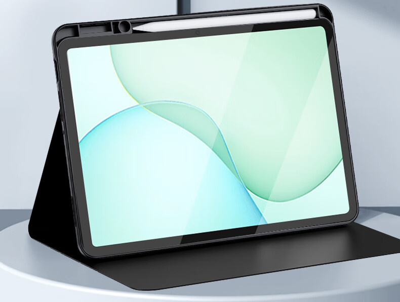 Чехол NEYAA для Xiaomi Pad 7/7 Pro, ультратонкий, противоударный, из искусственной кожи, цвет "Дымчатый синий"