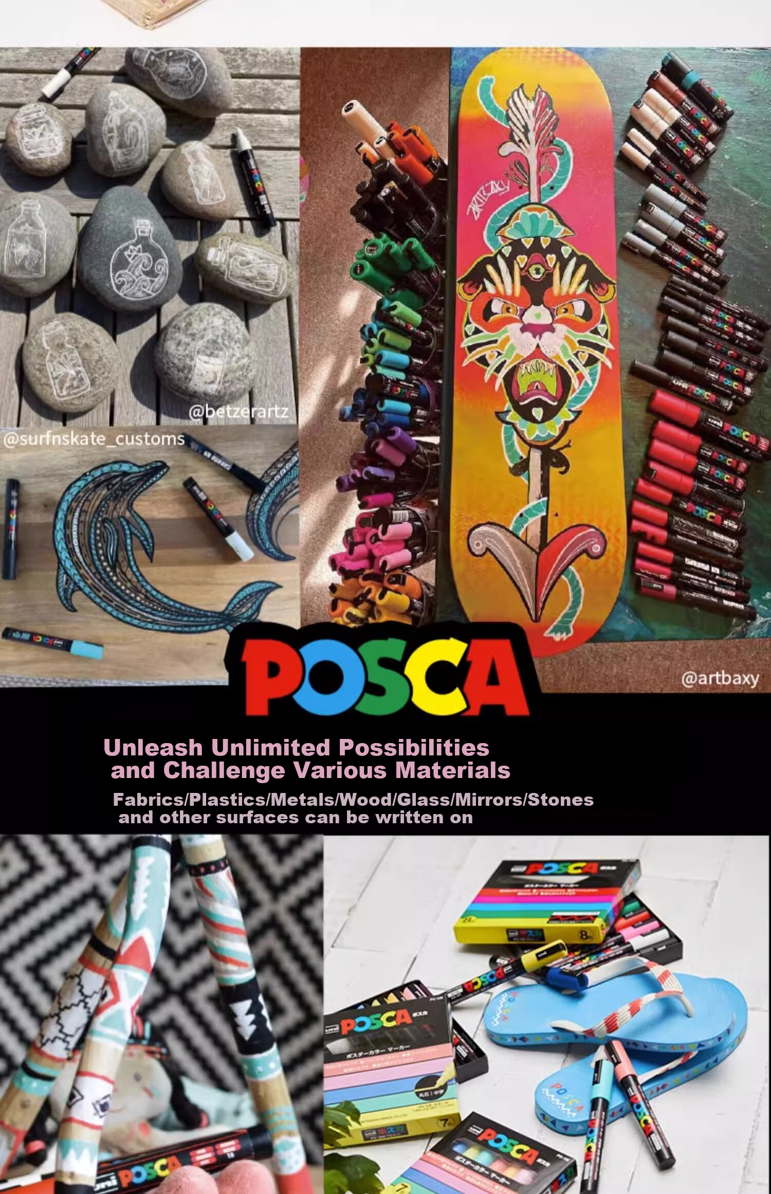 Маркер акриловый Uni POSCA