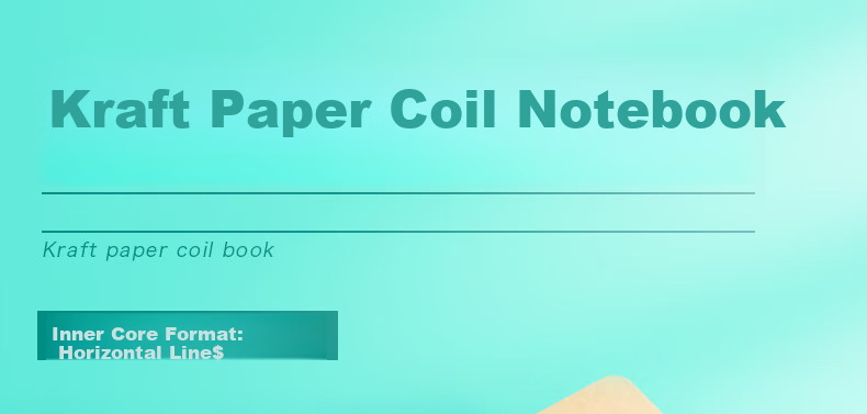 Блокнот M&G Stationery Kraft Paper A5, спиральный, мягкая обложка, для записей, учебы, 1 шт., XA5610