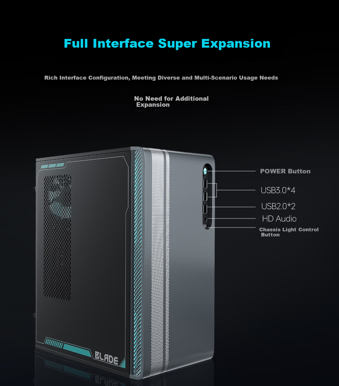 Игровой компьютер ThundeRobot Black Knight Hunter Blade, Intel Core i7-13650HX, 16 ГБ DDR5, 1 ТБ SSD, RTX 4060, Windows 11 Home