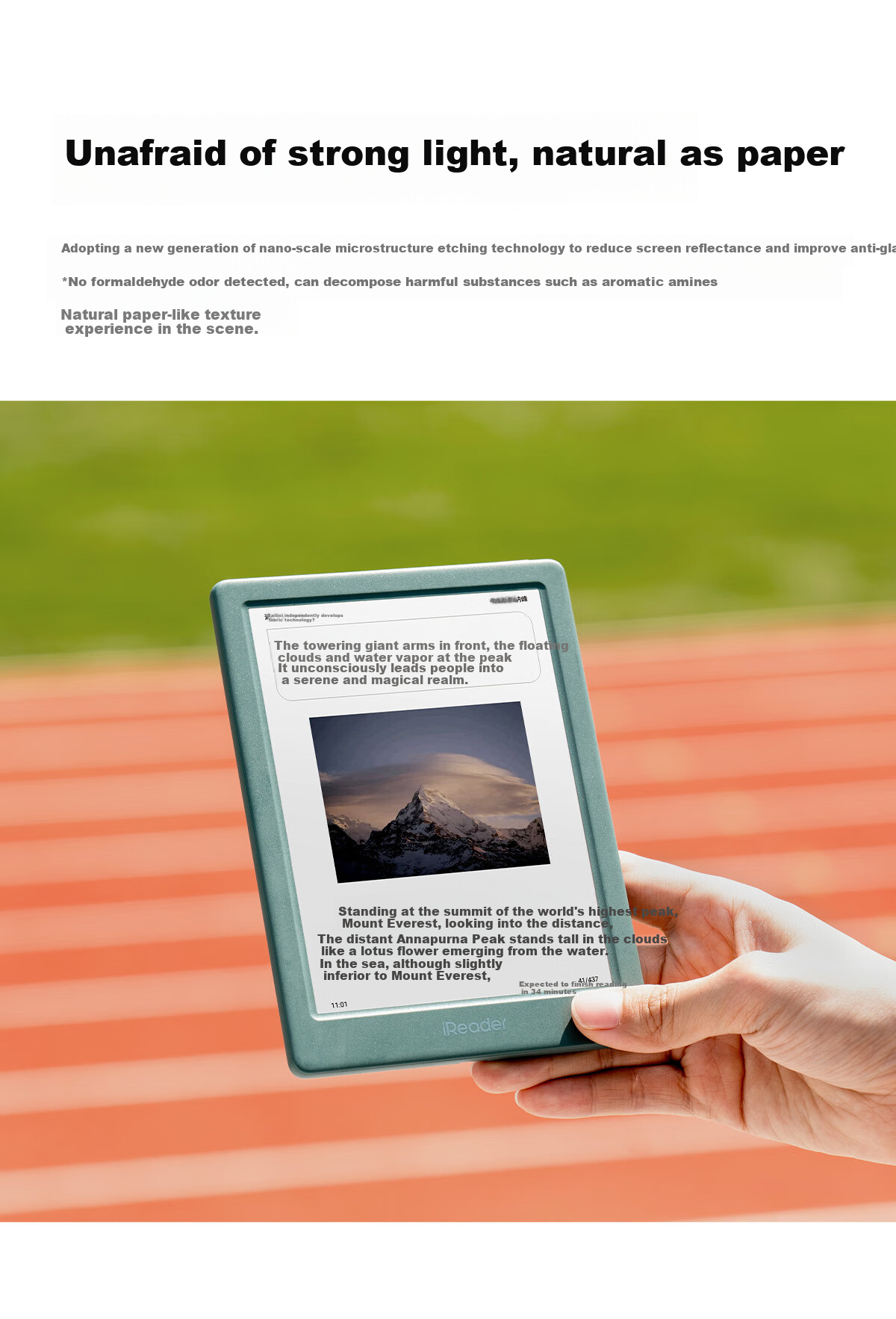 Электронная книга iReader Light 4C, 6-дюймовый цветной E-Ink экран, 64 ГБ, зеленый
