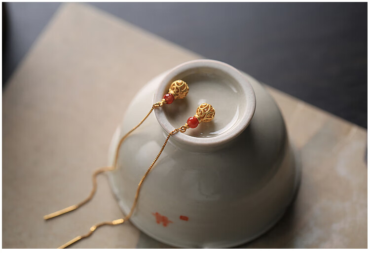 Серьги Xiaoyinjiang S925 из стерлингового серебра с подвесками в виде тыквы-горлянки, длинные серьги в китайском стиле, новые новогодние подарки