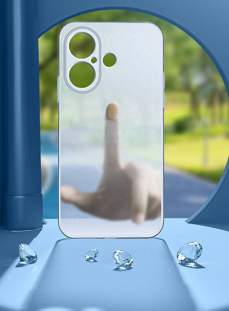 Защитный чехол NEYAA для iPhone 17, ультратонкий, полупрозрачный, противоударный, силиконовый, матовый, с полной защитой объектива, цвет "Мглистый белый"