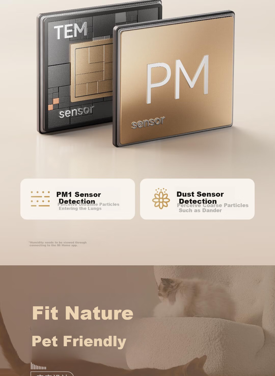 Очиститель воздуха Xiaomi Mijia Pet Air Purifier для удаления шерсти, запахов и аллергенов