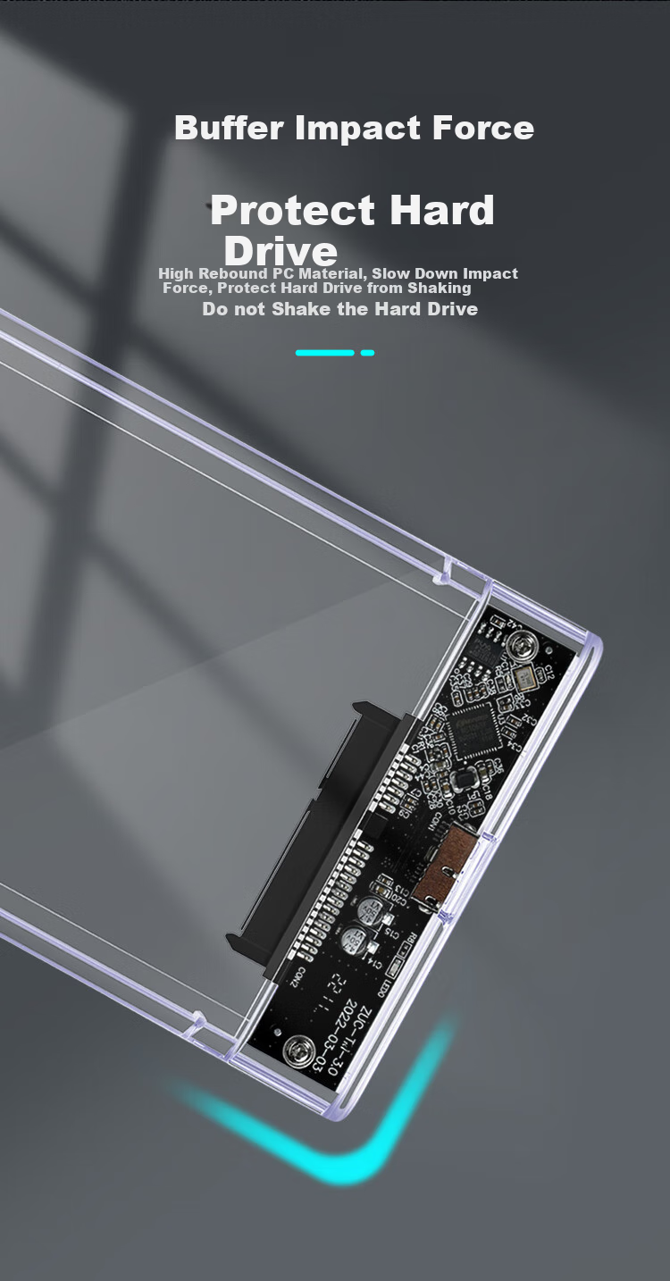 Внешний корпус для жесткого диска BUBM 2.5 дюйма, USB 3.1 Type-C, SATA, совместим с ноутбуками и настольными компьютерами, для SSD и HDD
