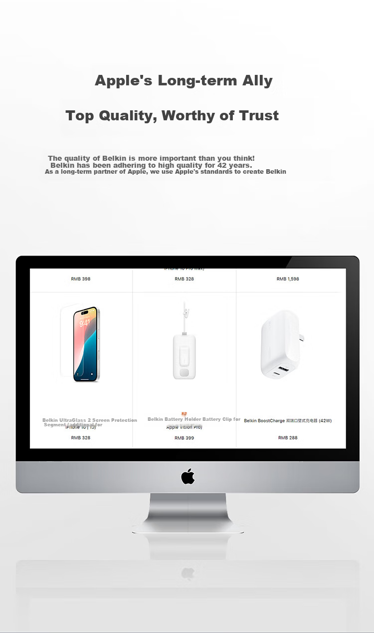 Многофункциональный USB-C хаб Belkin, 7-в-1, для iPad и Apple компьютеров, с PD 100W, HDMI, кардридером
