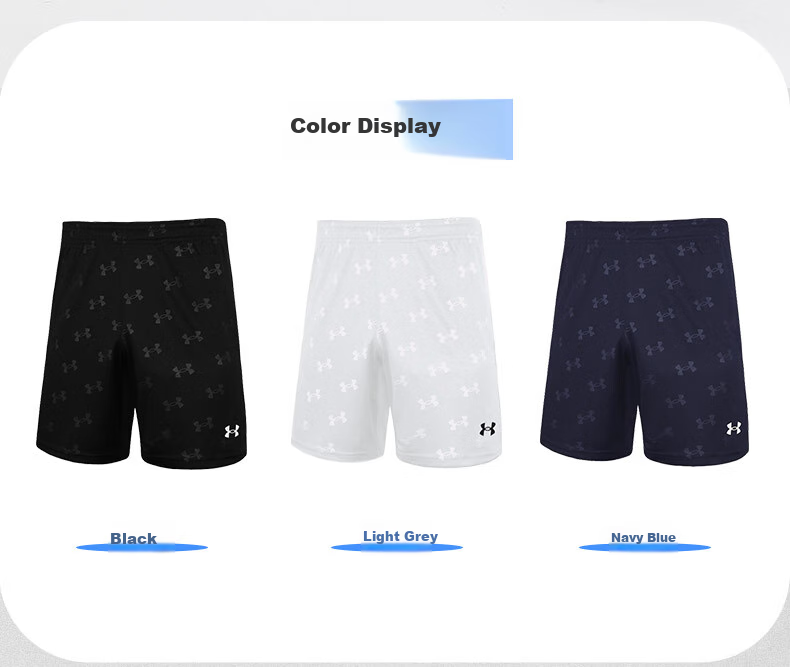 Шорты спортивные Under Armour, мужские, дышащие, для баскетбола, летние, колено