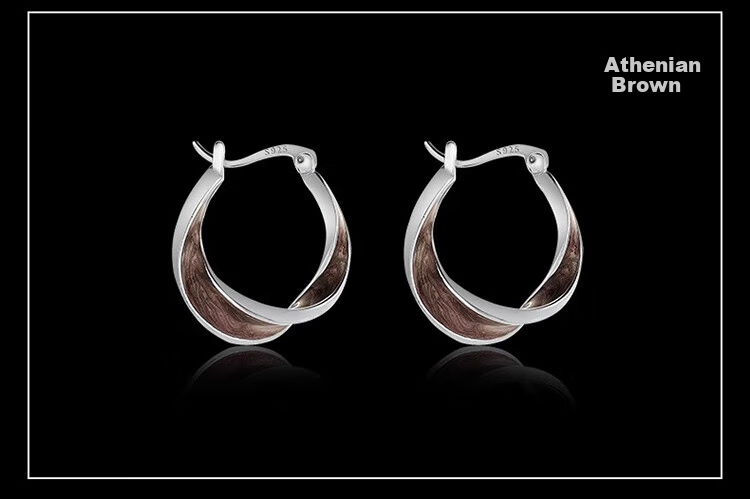 Серьги Eternelle, серебро 925 пробы, женские, минималистичный стиль, легкая роскошь, элегантные, подарок на Новый год