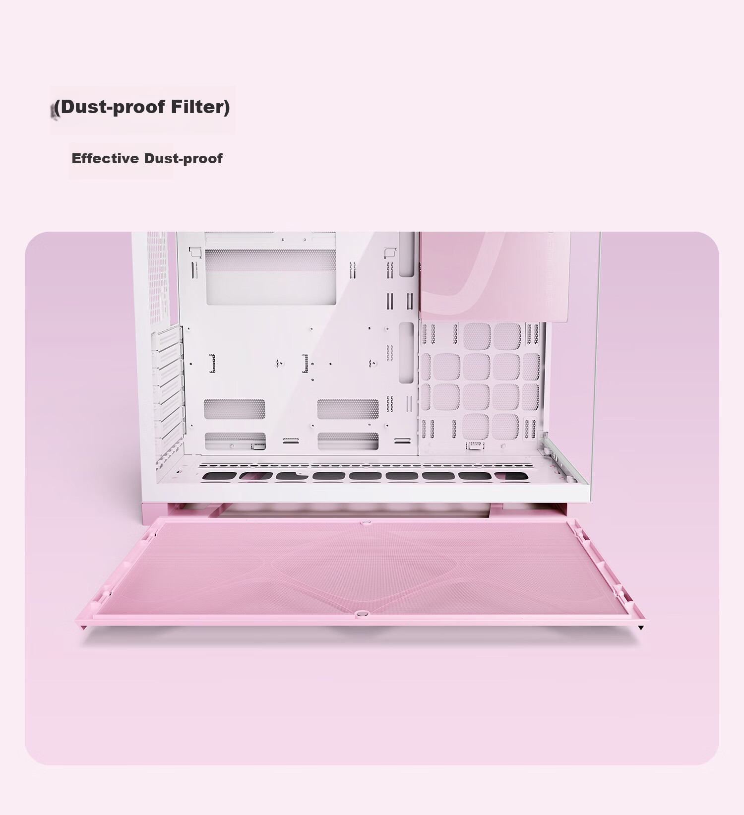 Корпус GeometricFuture Model5 Wukong Pink Limited Edition для компьютера, Розовый