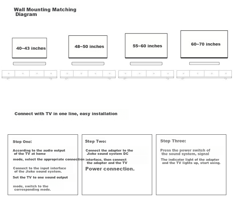Акустическая система GIEC T100 Plus, саундбар, домашний кинотеатр, 100 Вт, 2.1 канальная