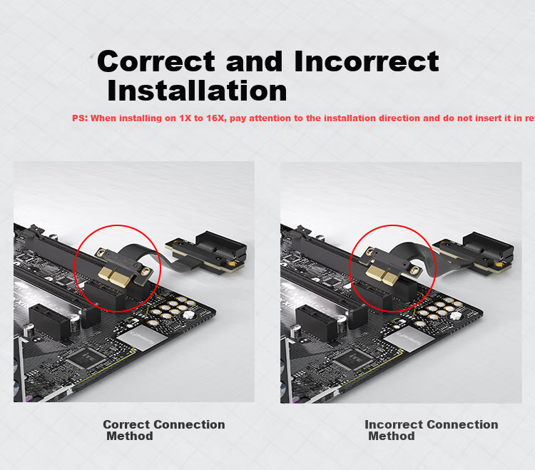 Кабель-удлинитель MOGE PCIe X1 3.0, сетевой карты, звуковой карты, DMA, 15 см, угловой