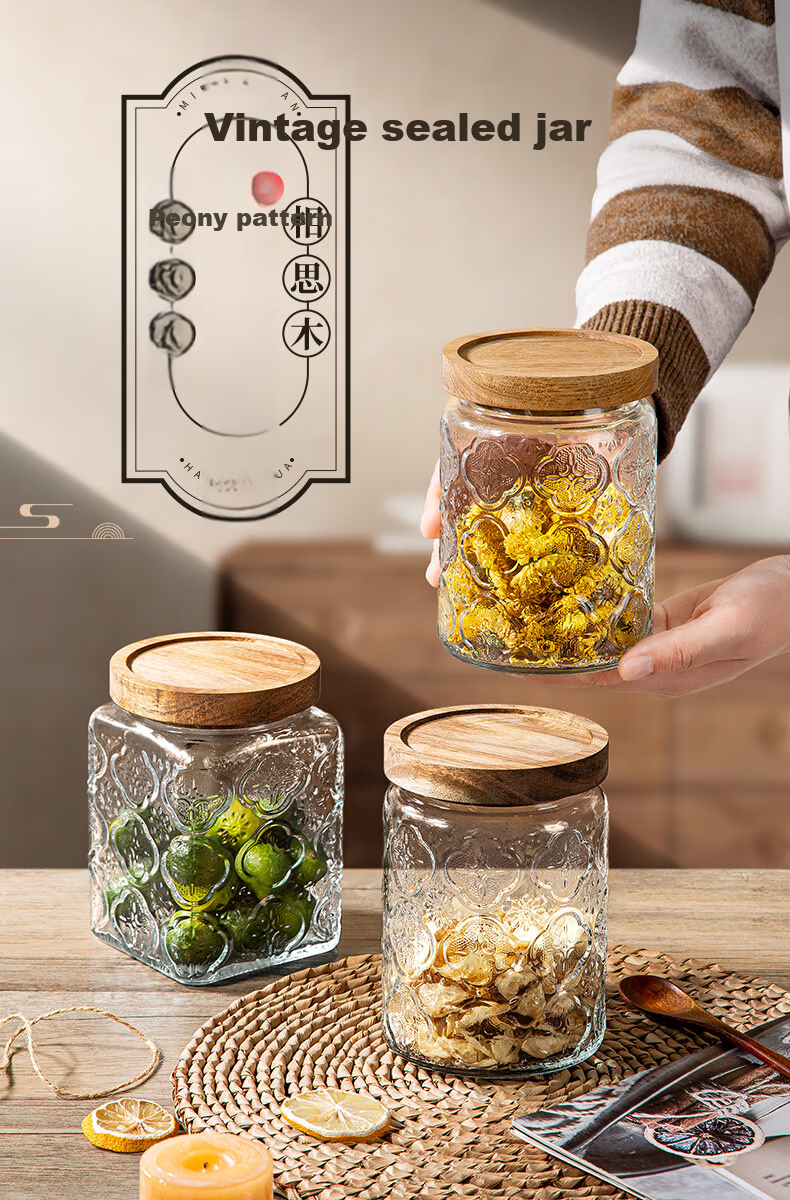 Стеклянная банка Newair с герметичной крышкой для хранения продуктов, конфет, сахара, чая, 850 мл