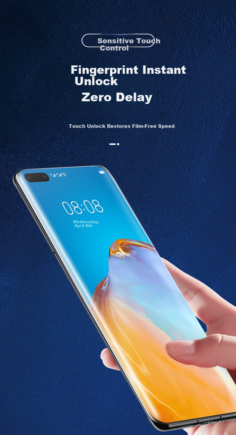 Защитное стекло Smorss для Huawei P40 Pro/Pro+, полноэкранное, противоударное, антицарапающее, HD, полное покрытие, клейкое