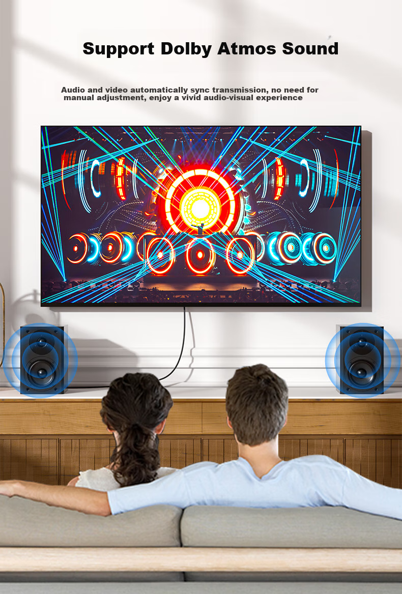 Кабель Acasis HDMI версии 2.0, цифровой видеокабель 4K, 3D, профессиональный, для проекторов, ноутбуков, мониторов, телевизоров, ТВ-приставок, кабель для передачи данных, 5 метров