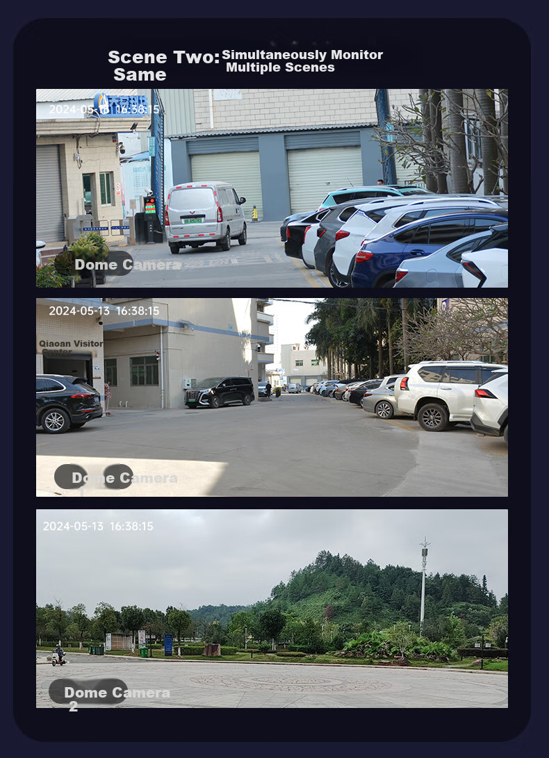 Wi-Fi камера видеонаблюдения JOOAN с тройной AI-камерой, 12 Мп, уличная, водонепроницаемая, с цветным ночным видением, 360-градусный обзор без слепых зон, панорамное вращение, облачная платформа, удаленный мониторинг через мобильный телефон