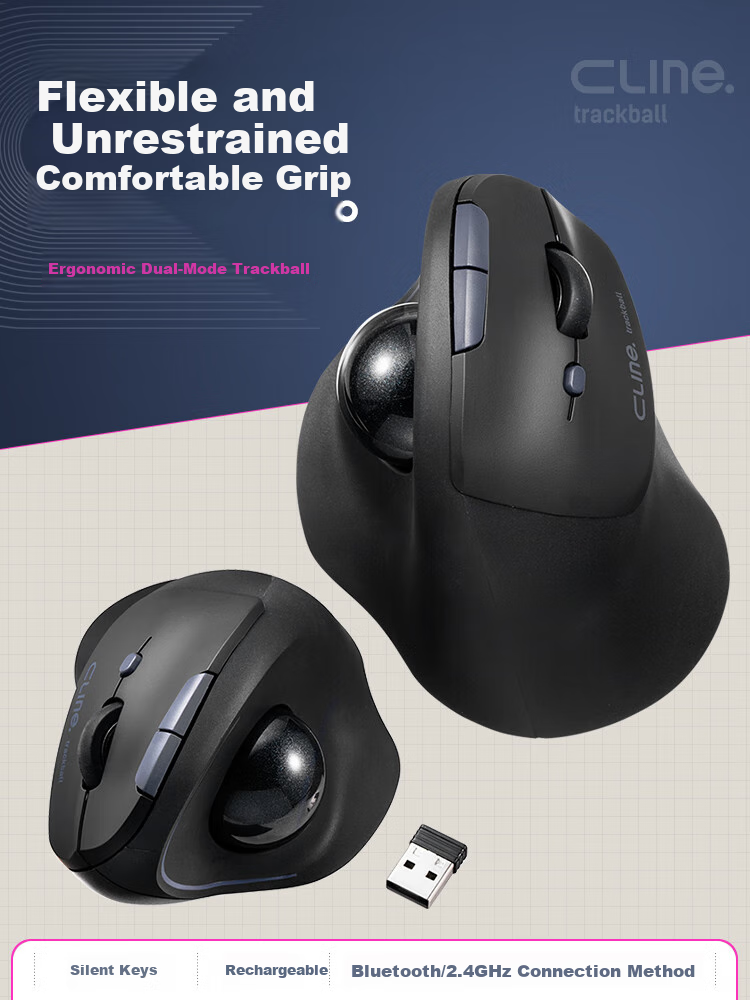 Беспроводная мышь SANWA, эргономичная вертикальная, двойной режим 2.4G + Bluetooth, бесшумные кнопки, перезаряжаемая, для средней и большой руки