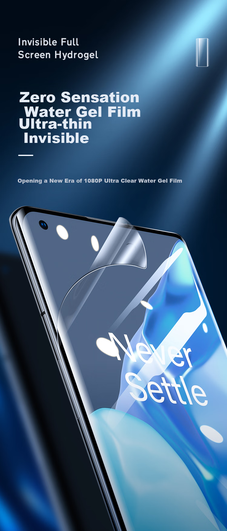 BIAZE Защитная гидрогелевая пленка для экрана для OPPO Find X3/X3 Pro, OnePlus 9 Pro, 2 шт.