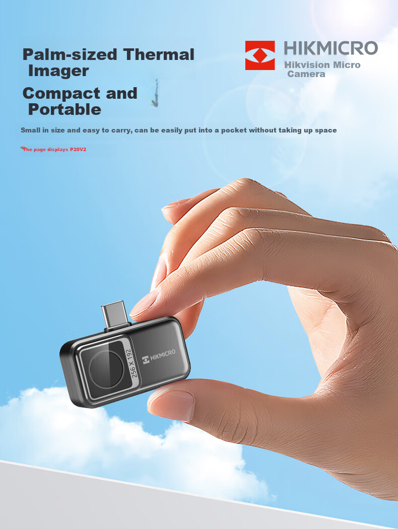 Тепловизор HIKMICRO P09 для смартфона, инфракрасный, 192x192, измерение температуры, детектор утечек, Android/iOS