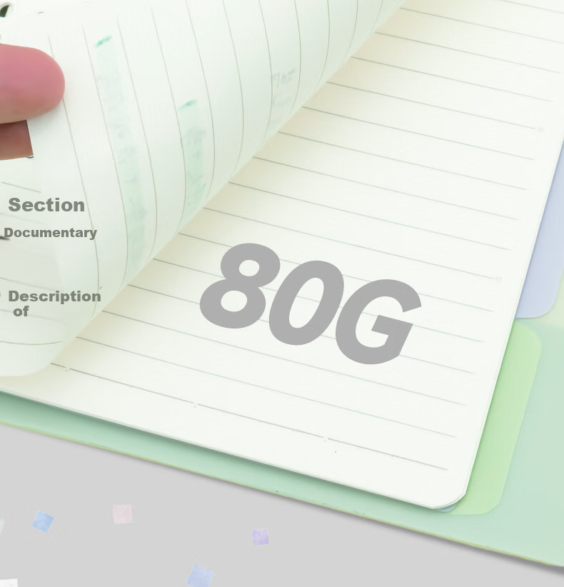 Блокнот M&G Meeboki, B5, 40 листов, спиральный, мягкая обложка, горизонтальная линия
