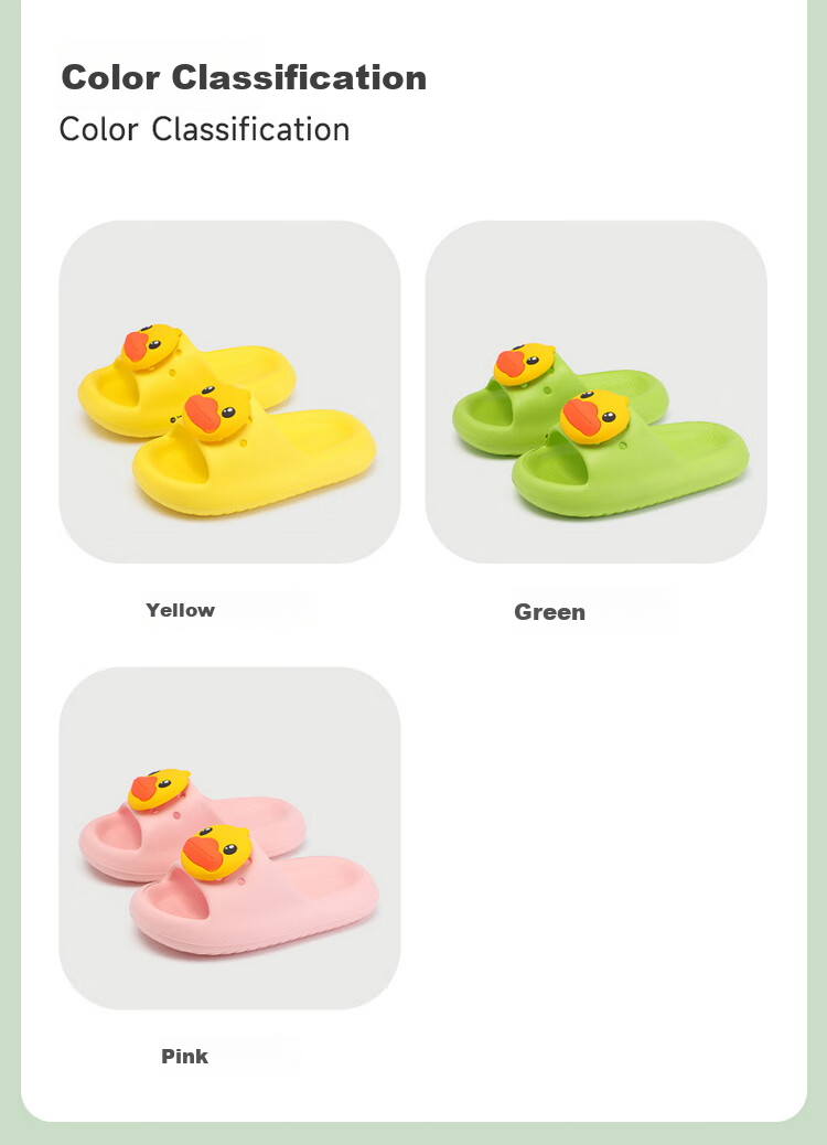 Детские шлепанцы B.Duck, домашняя обувь для мальчиков и девочек, милые сандалии с одной пряжкой, зеленые, размер 31
