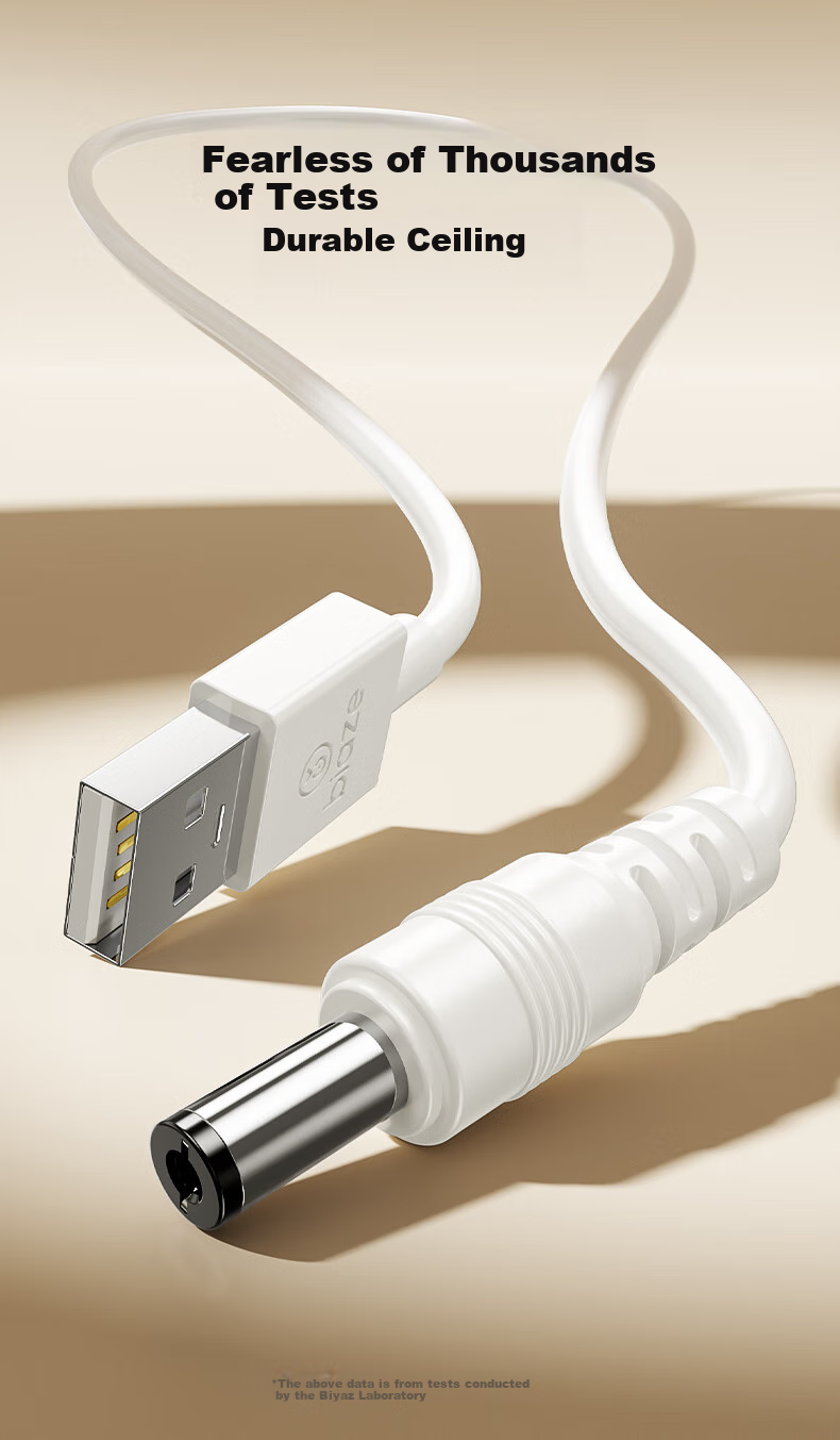 Кабель BIAZE для зарядки молокоотсоса, USB-кабель для адаптера питания молокоотсоса, совместим с Xinbei Xiaobaixiong HL-0851/0682/0801/3007/0873